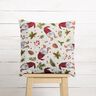Decostof Canvas Kabouter met een hoed – lichtbeige/donkerrood,  thumbnail number 6