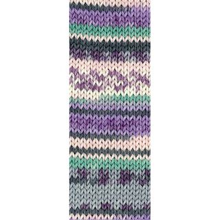 Meilenweit 100 Merino extrafine Rosanna, 100g | Lana Grossa – aubergine/donkergroen, 