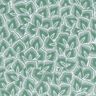 Katoenen stof Cretonne Abstracte bladeren – salie/ivoor,  thumbnail number 1