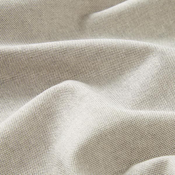 Decostof half panama Chambray gerecycled – zilvergrijs/natuur,  image number 2