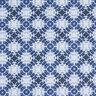 Decostof Canvas Batik cirkels – indigo/wit,  thumbnail number 1