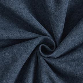 Bekledingsstof klassiek Effen – zwart blauw, 