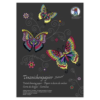 Gekleurd tekenpapier blok A4 [130g/m²], 20 Blad, 