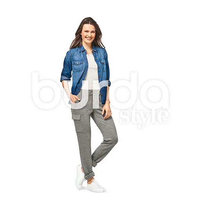 Broek | 3/4-broek, Burda 6471 | 34 - 46,  image number 2