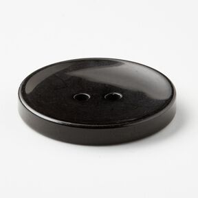 2-gats knoop glanzend [Ø 25 mm] – zwart, 