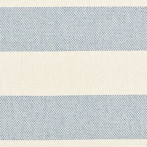 Decostof Panama Brede strepen &ndash; blauwgrijs/lichtbeige, 