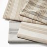 Decostof canvas gemengde strepen gerecycled – beige,  thumbnail number 5