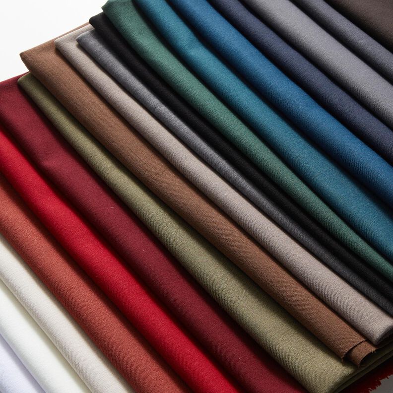 Bi-stretch gabardine – donkertaupe,  image number 5