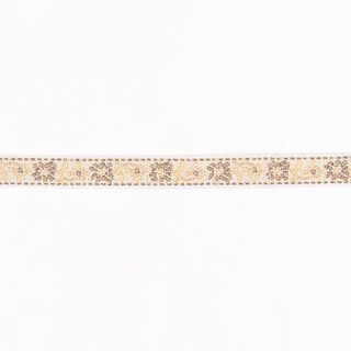 Jacquardboord folklore [10 mm] - beige, 