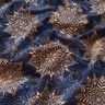 French Terry sommersweat Mandala | Glitzerpüppi – marineblauw/perzik,  thumbnail number 2