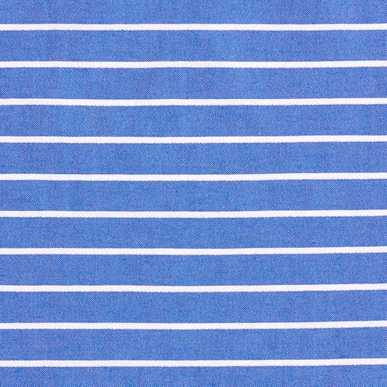Viscose stretch met glitterstrepen – blauw/wit,  image number 1