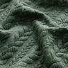 Jerseyjacquard cloqué kabelsteekpatroon – donkergroen,  thumbnail number 2