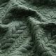 Jerseyjacquard cloqué kabelsteekpatroon – donkergroen,  thumbnail number 2