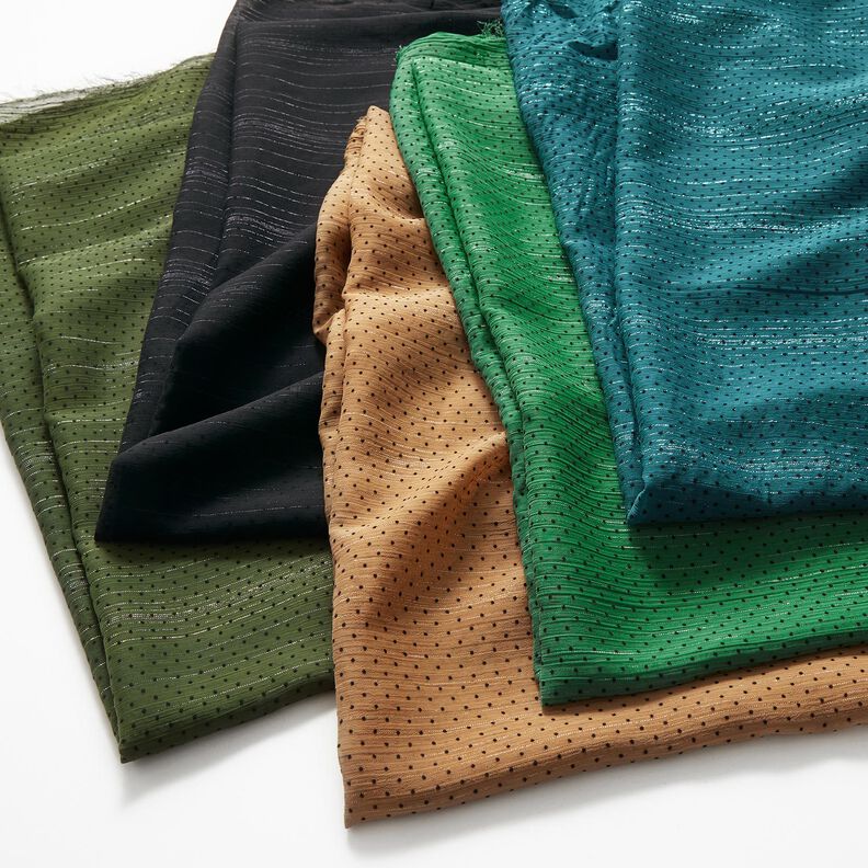 Chiffon glitterstrepen en stippen – purper,  image number 7