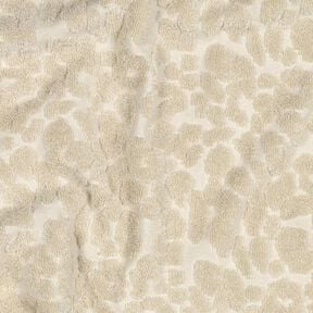 Badstof Stretch Luipaard  – zand, 