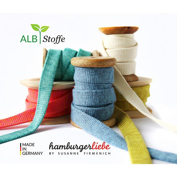 GOTS Bio hoodiekoord CORD ME Melange [20 mm] | Albstoffe | Hamburger Liebe,  image number 5