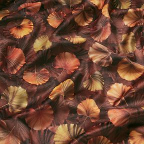 Decoratiefluweel herfstige ginkgo – brons, 