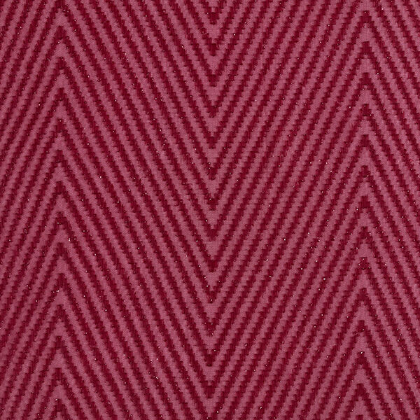 Chiffon zigzag glitter – bordeauxrood, image number 1