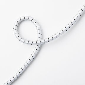 Sterke rubberen buitenkabel [Ø 10 mm] – wit/zwart, 