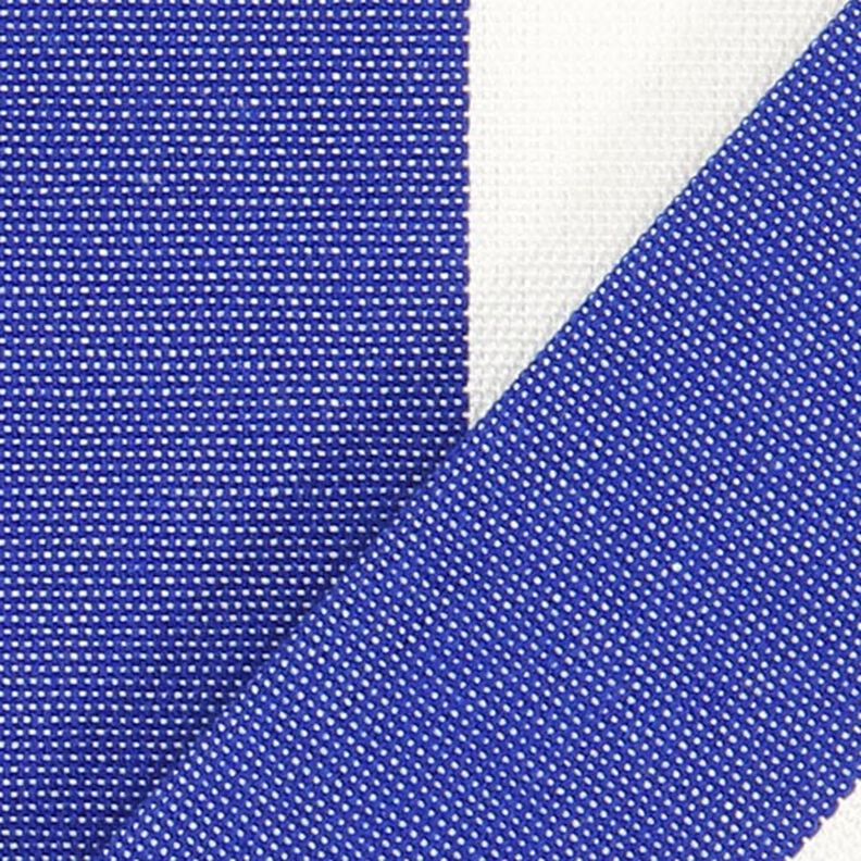 Luifelstof strepen Toldo – wit/koningsblauw,  image number 3