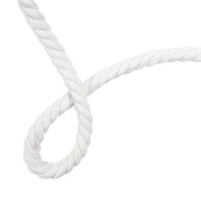 Katoenen koord [ Ø 8 mm ] – wit, 