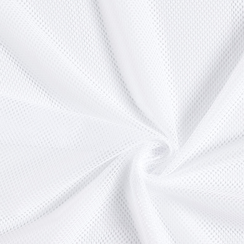 Grof functioneel mesh – wit,  image number 1