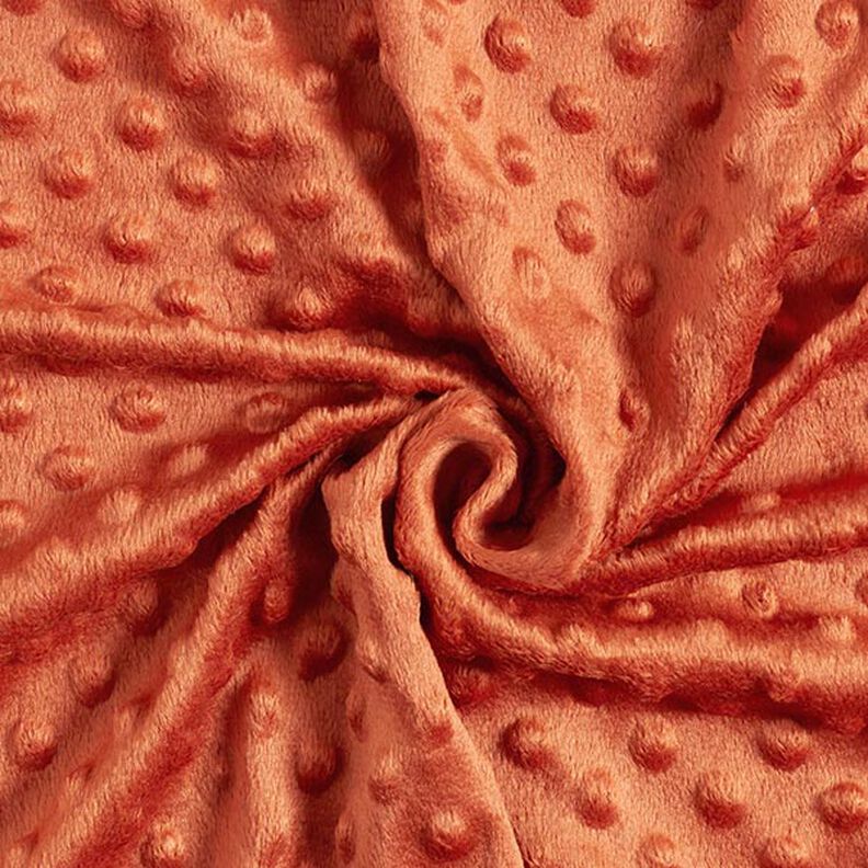 Gezellige fleece reliëfpunten – terracotta,  image number 3