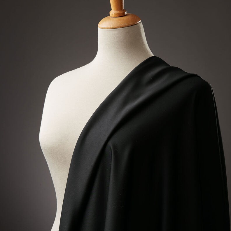 Microvezel satijn – zwart,  image number 8