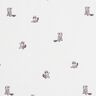 GOTS Katoenjersey schattige wasberen Digitaal printen – ivoor,  thumbnail number 1