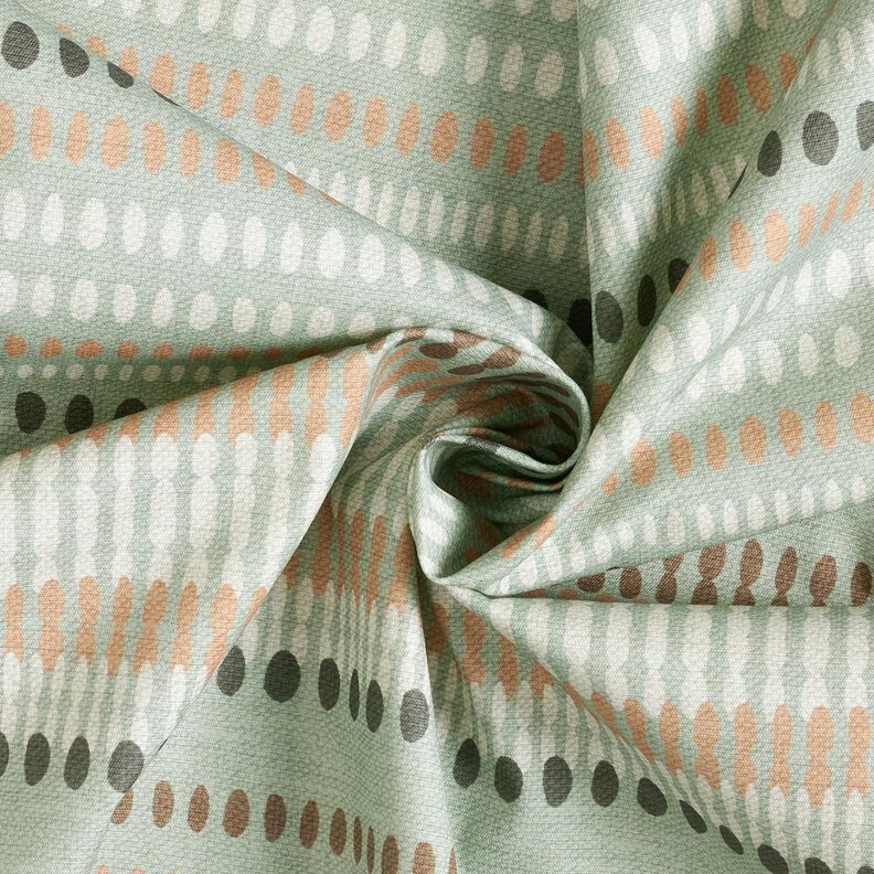 Outdoorstof Canvas Punten – eucalyptus/lichtbruin,  image number 3