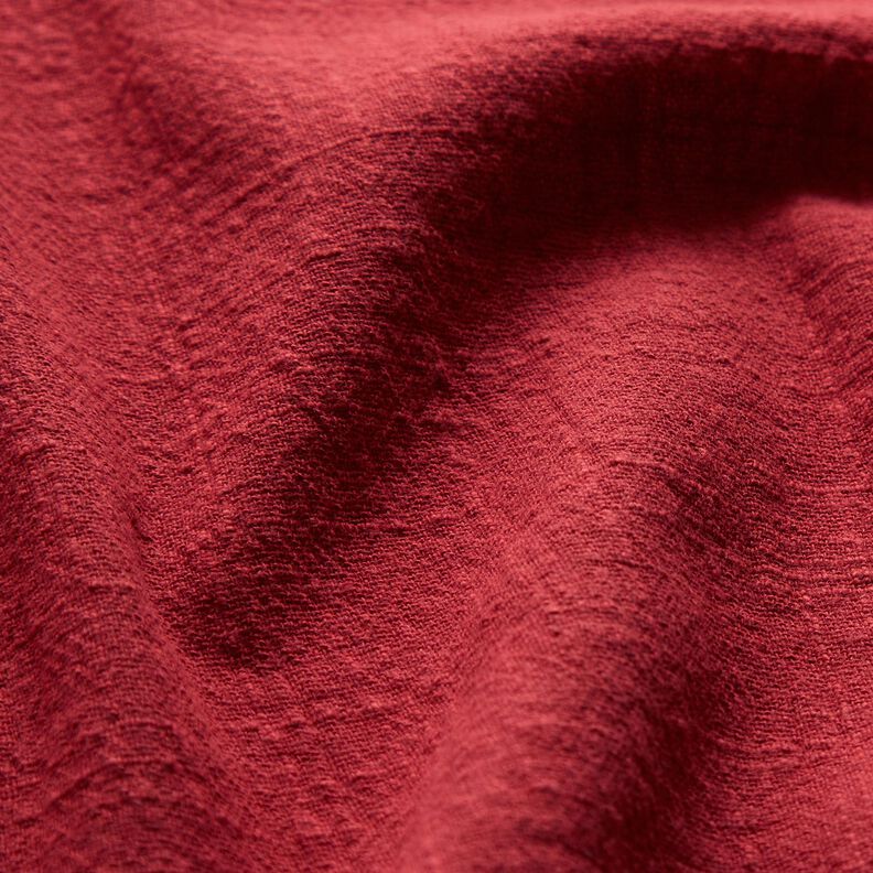 Katoenen stof linnenlook – terracotta,  image number 2
