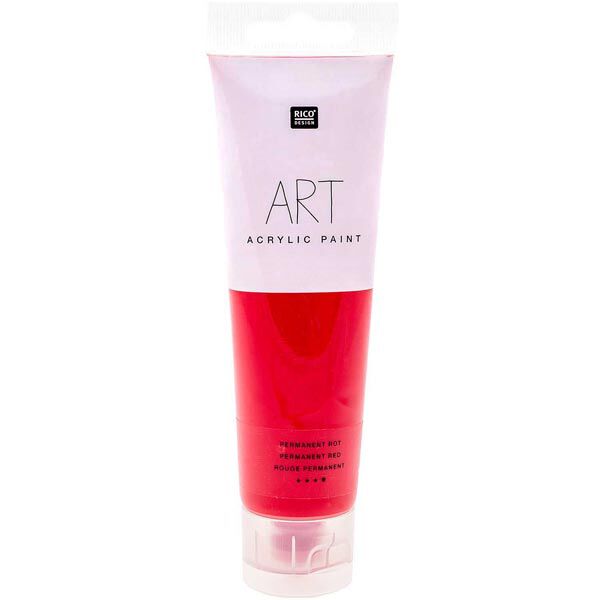 Art acrylverf [ 100 ml ] | Rico Design – rood,  image number 1