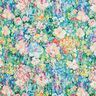 Decostof Canvas Bloemenschilderij – groen/roze,  thumbnail number 1