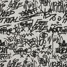Alpenfleece Graffiti Mix – zilvergrijs,  thumbnail number 1
