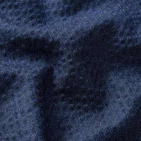 Denim katoenmix seersucker – marineblauw, 
