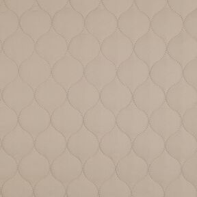 Doorgestikte stof Cirkelvormig motief | Poppy Fabrics &ndash; donkerbeige, 