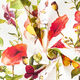 Outdoorstof Canvas Bloesems en vlinders – wit/lila,  thumbnail number 3