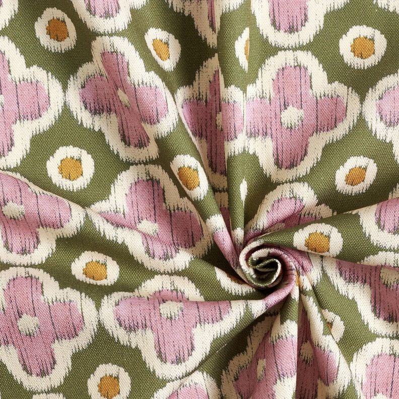 Decostof Canvas Borduurwerklook – pijn/licht oudroze, image number 3