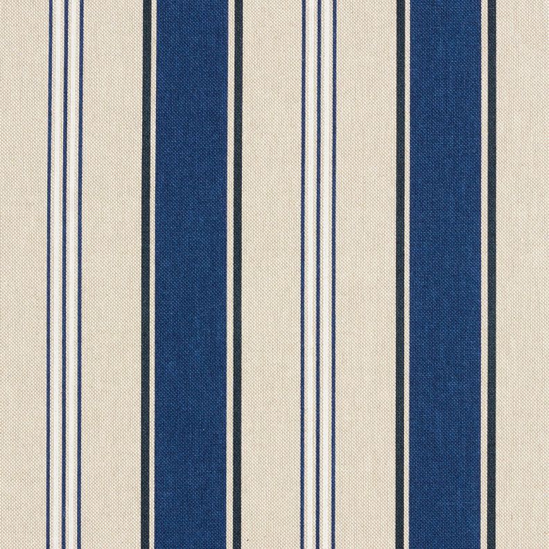 Decostof Half panama maritieme strepen – natuur/indigo,  image number 1