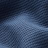 Mini Katoenen wafel jersey effen – jeansblauw,  thumbnail number 3