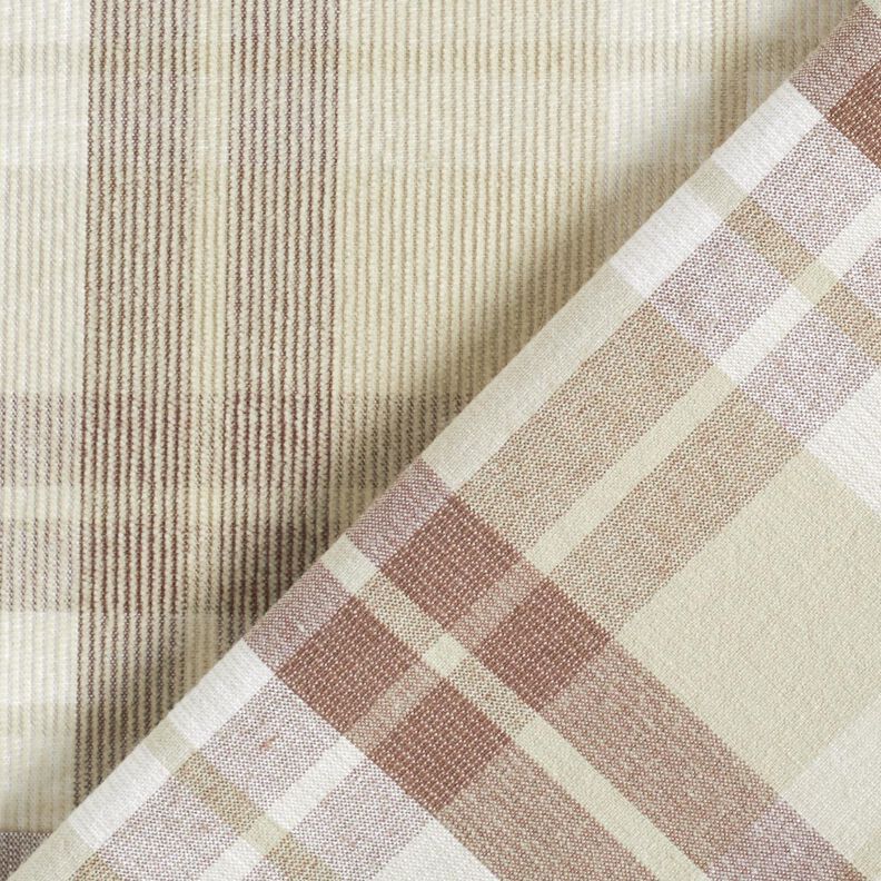 Corduroy tartan – cashew,  image number 5