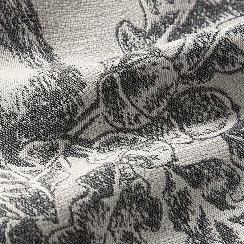 Decopaneel Gobelin Herten met edelweiss – grijs,  image number 2