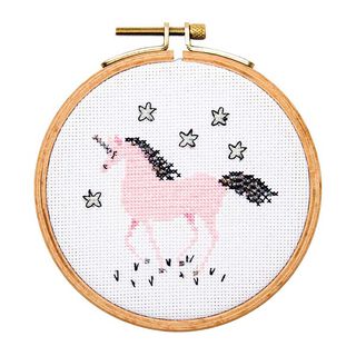 Borduurverpakking WONDERLAND eenhoorn afbeelding [Ø10,5 cm] | RICO DESIGN, 