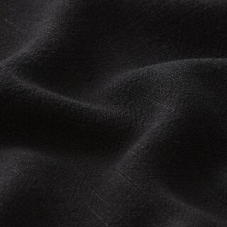 Viscose-linnen-stof – zwart, 