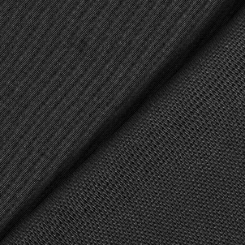 Katoenen stof Cretonne Effen – zwart,  image number 3