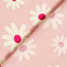 Katoenmix Jersey Bloemetjes – roos,  thumbnail number 4
