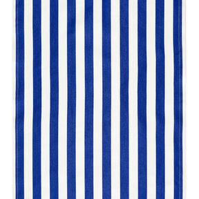 Outdoor Ligstoel stof Lengtestrepen 44 cm – koningsblauw/wit, 