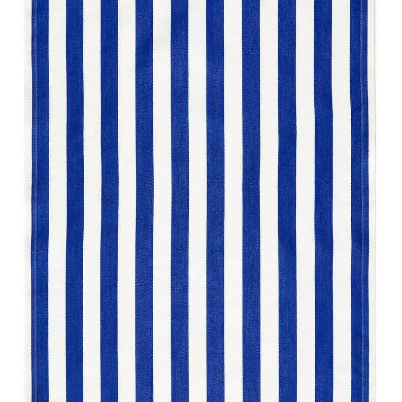 Outdoor Ligstoel stof Lengtestrepen 44 cm – koningsblauw/wit,  image number 1