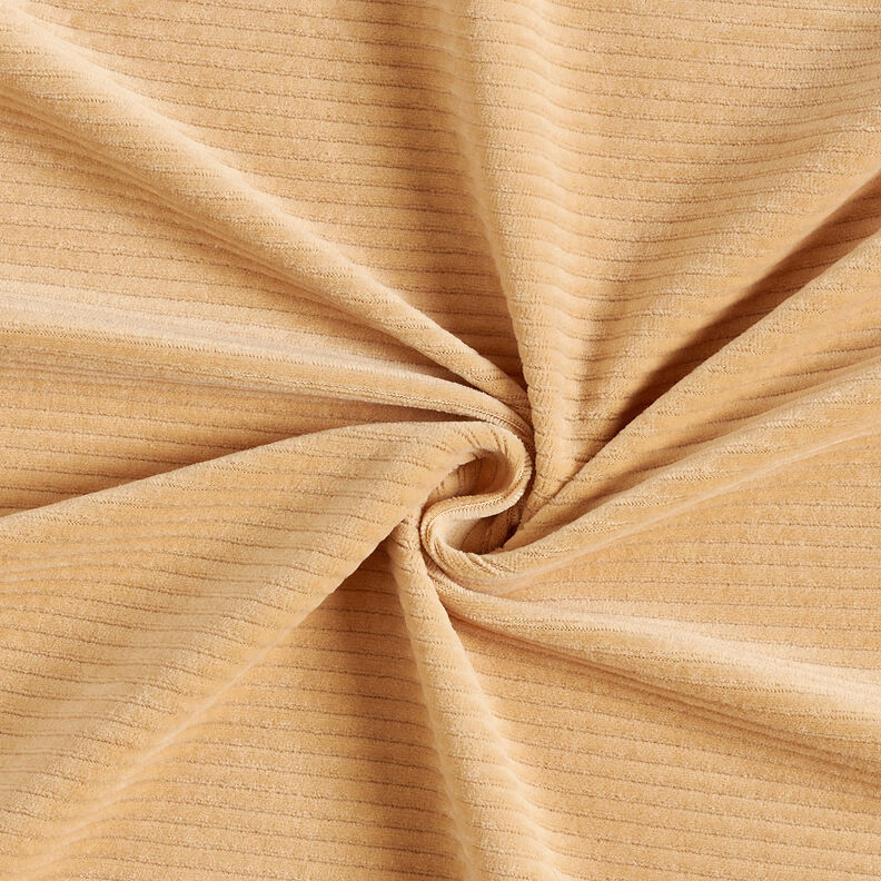 Brede rib Jersey Dwarse ribbels – beige, image number 1
