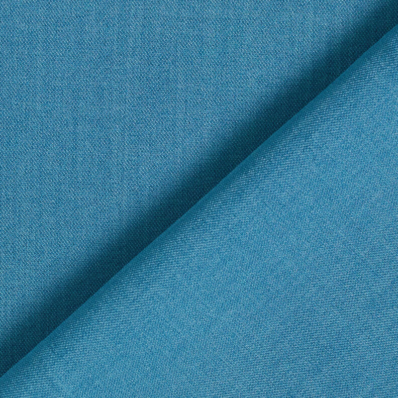 Lichtgewicht effen broek met stretch – licht petroleum,  image number 3
